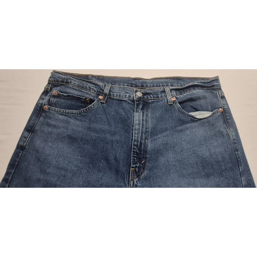 Levi 505 Men's denim blue jeans 40x30‎ medium wash Cotton